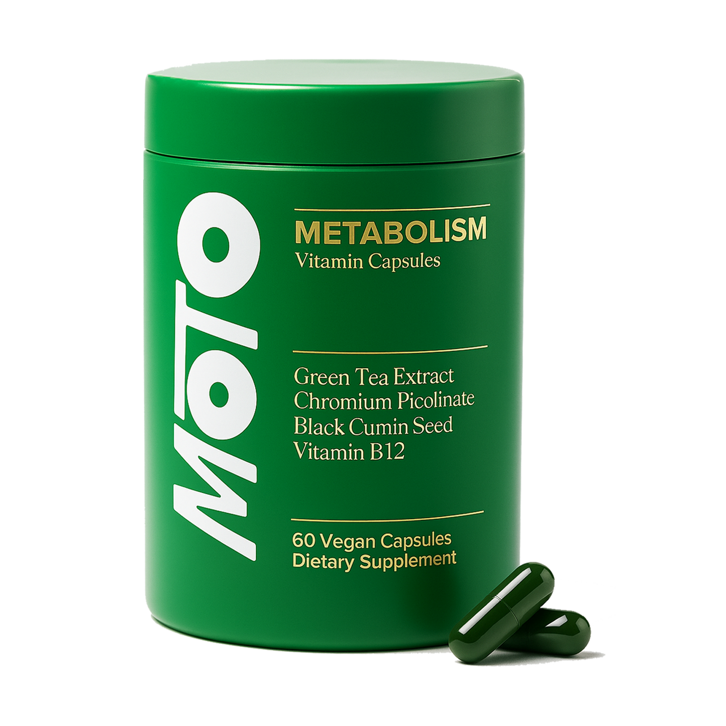 MOTO Women's Metabolism Support - Energy, Curb Cravings, Healthy Metabolism 30pc