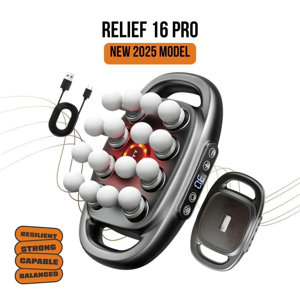 All-in-One Body Massager – 16 Heads for Stress Relief, Recovery & Daily Comfort