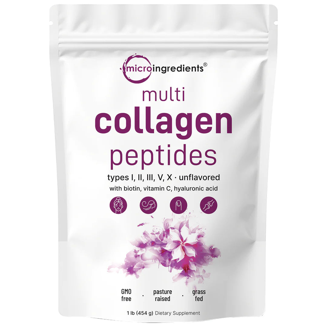 Multi Collagen Peptides Powder - 8oz