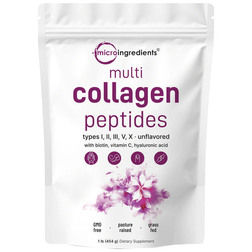 Multi Collagen Peptides Powder - 8oz